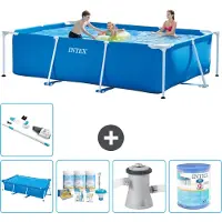 Intex Piscina rectangular de estructura - 300x200x75 cm - 6 piezas - Modelo S30162