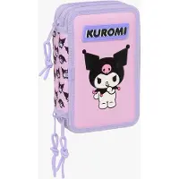 Hello Kitty Estuche Triple Kuromi 37 Unidades