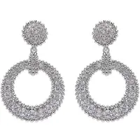 Avant Garde Pendientes 'Valeriama' plata