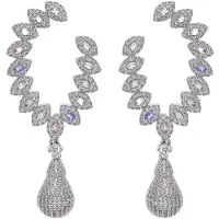 Avant Garde Pendientes 'Heidila' plata