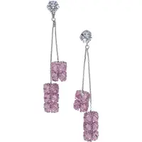 Avant Garde Pendientes 'Zinae' rosa claro