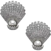 Avant Garde Pendientes 'Aurynelle' plata