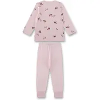 Sanetta - Kid's Pyjama Long AOP 233564 - Pijama size 128, fucsia
