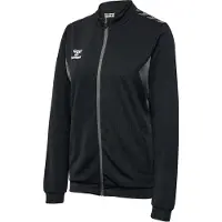 Hummel Sudadera con cremallera deportiva 'AUTHENTIC' gris / negro