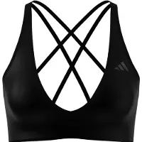 Adidas adidasSujetador de entrenamiento de punto para bajo impacto Essentials L Black Mujer