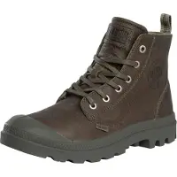 Palladium Botas con cordones marrón oscuro