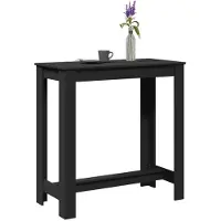 vidaXL Barra de bar, color , 102x50x103,5 cm, material de madera