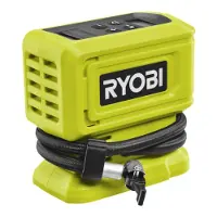 Ryobi Compresor eléctrico ONE+ RPI18-0, tamaño pequeño, 18 voltios (verde/negro, sin batería ni cargador)