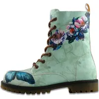 Goby Botas con cordones 'WMAT116' turquesa / mezcla de colores