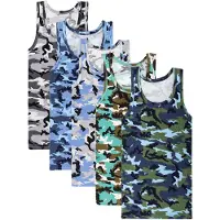 LOREZA Camiseta térmica 'Jungen Unterhemden Camouflage' mezcla de colores