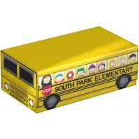 Squaroes Caja De Tarjetas Collectors South Park School Bus