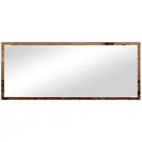 vidaXL Espejo de madera envejecida, 90 x 8,5 x 37 cm, material de madera