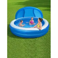 Bestway Piscina Inflable Redonda 54337 Con Sombrilla