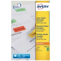 Avery Zweckform L6033-20 Etiquetas extraíbles A4 63,5 x 33,9 mm verdes (480 etiquetas)