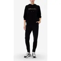 EA7 para mujer. 7W000990_AF12502 Chándal de mezcla de algodón elástico negro (L), Deportivo, Manga larga, outlet 2026.