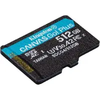Kingston Tarjeta De Memoria Microsdxc Canvas Go Plus Gen4 A2 U3 V30 512gb