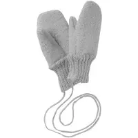 Disana - Kids' Boiled Wool Gloves - Guantes size 1, gris