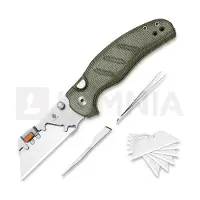 Kizer Cutlery Navaja C01C Uti 2, Green Micarta & Bead Blast