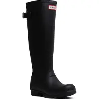 Hunter Boots - Women's Original Tall Back Adjustable Boot - Botas de agua size 38, negro
