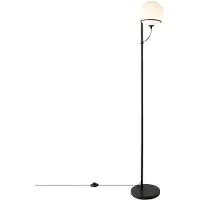 Nordlux - Lámpara de pie Wilson - Negra - 25x25x159 cm