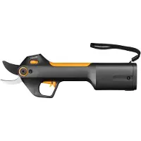 Fiskars Tijera de podar eléctrica con batería integrada de 8V y 4Ah, capacidad para 3000 cortes, diámetro de corte de 25 mm