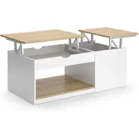 Vicco Mesa de centro Avela Blanco/Sonoma 55 x 110 cm, Model 54544