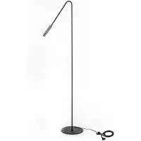 STONES Lámpara de pie Vega, fabricada con un tubo de metal mate, con luz de 3000K, interruptor en el pie y un diseño elegante - LA/144