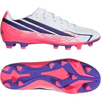 Adidas adidasBota de fútbol F50 Hyperfast Club césped natural seco / multisuperficie 46 2/3 Cloud White / Solar Purple / Solar Turbo Unisex