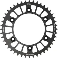 JT Sprockets Corona Trasera Honda Jta210.44blk Aluminium