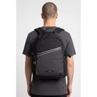 Calvin Klein Striped Utility Zip Backpack Black Talla: OS | Mochilas Outlet | Hombre | Negro