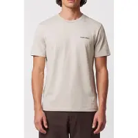 Calvin Klein Ss Micro Logo Crewneck Moonstruck Talla: L | Camisetas Básicas Outlet | Hombre