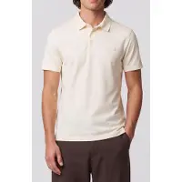 Calvin Klein Ss Slim Supima Logo Polo Papyrus Talla: S | Polos Outlet | Hombre