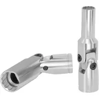 Ks Tools , llave de vaso de 3/8", CHROMEplus, de 12 caras, con articulación, de 18 mm (918.4859)