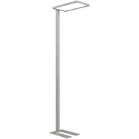 MAUL Lámpara de pie MAULcano LED, 4.000 K, regulable, base de 195,5 cm, color plateado