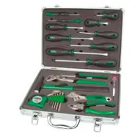 BRÜDER MANNESMANN 24 Piezas Juego de Herramientas en Caja de Aluminio - 29024