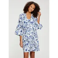 LASCANA Kimono marino / azul claro / blanco