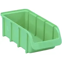 Hünersdorff 18 cajas de almacenamiento transparentes , modelo 682400, tamaño 2/L, capacidad 1,0 litro, color verde
