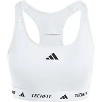 Adidas Sujetador deportivo 'TECHFIT' negro / blanco