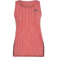 Adidas - Women's Adizero Running Singlet - Top size L, rojo