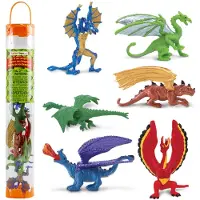 Safari Ltd Guarida De Los Dragones Colección 1 Figura Tubo