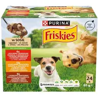Purina Friskies En Salsa 24x85g Comida Húmeda Para Perros