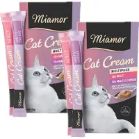 Miamor Golosinas De Malta Con Crema 24x15g Comida Húmeda Para Gatos