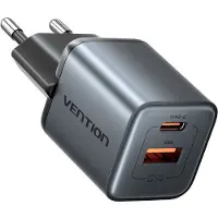 Vention Cargador De Pared Eu66 A+c 2 Usb-a Y Usb-c