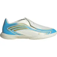 Adidas adidasBota de fútbol sin cordones F50 Messi League Indoor 38 Ivory / Semi Blue Burst / Icey Blue Niño
