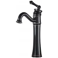 REA Grifo para lavabo VINTAGE, color envejecido, modelo alto