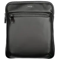 BOSS para hombre. 50567866 Bandolera Jace Envelope negro (OSFA), Casual, Poliéster Reciclado, outlet 2026.