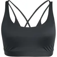 Adidas adidasAll Me Essentials Medium Support Bra (Plus Size) 1X Black Mujer