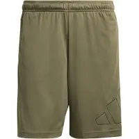 Adidas adidasPANTALÓN CORTO DE ENTRENAMIENTO DE PIQUÉ CON LOGOTIPO GRANDE ESSENTIALS BASE M 18 CM Olive Strata Hombre