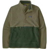 Patagonia - Retro Pile 1/2 Snap Pullover - Jerséis de forro polar size S, oliva