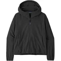 Patagonia - Women's Textured Fleece Hoody - Forro polar size L, negro